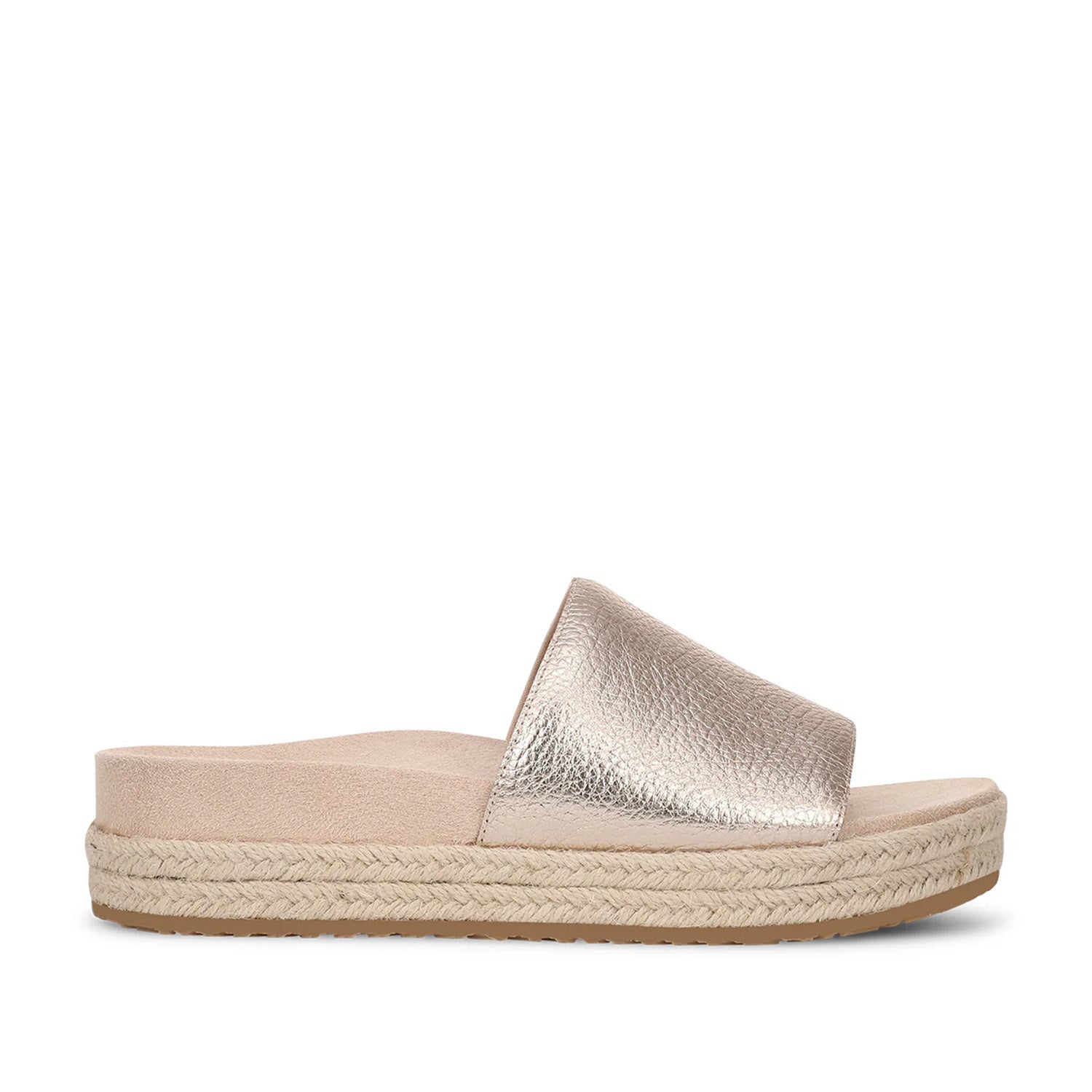 Vionic Women's Yasmina Platform Slide Sandal in Bronze
