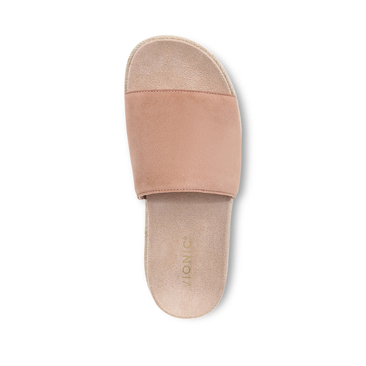 Vionic Women's Yasmina Platform Slide Sandal in Mocha Mousse