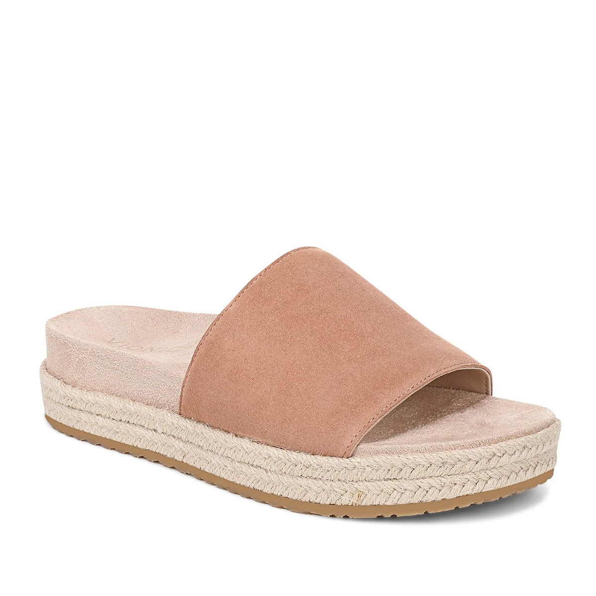 Vionic Women's Yasmina Platform Slide Sandal in Mocha Mousse