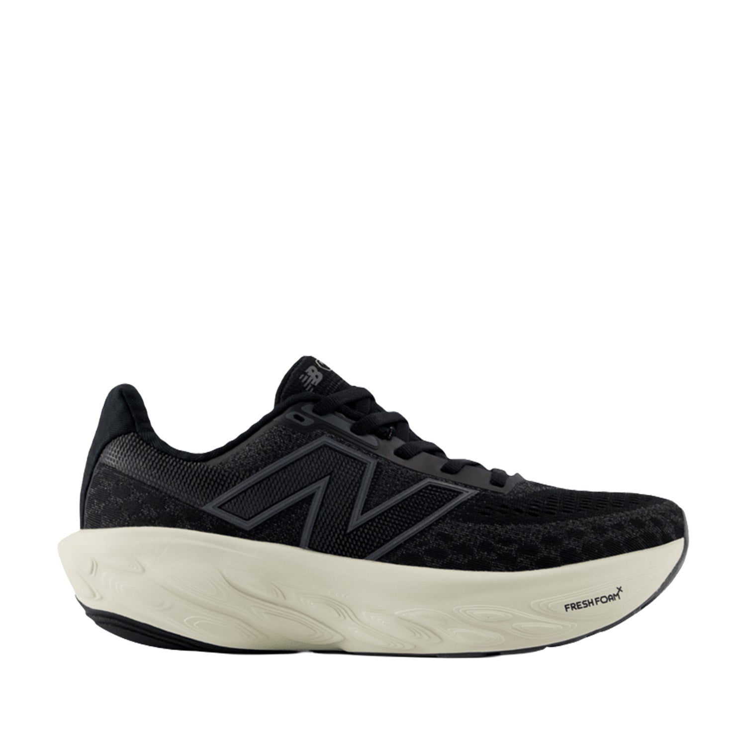 New Balance Women's 1080 in Black with Phantom and Sea Salt