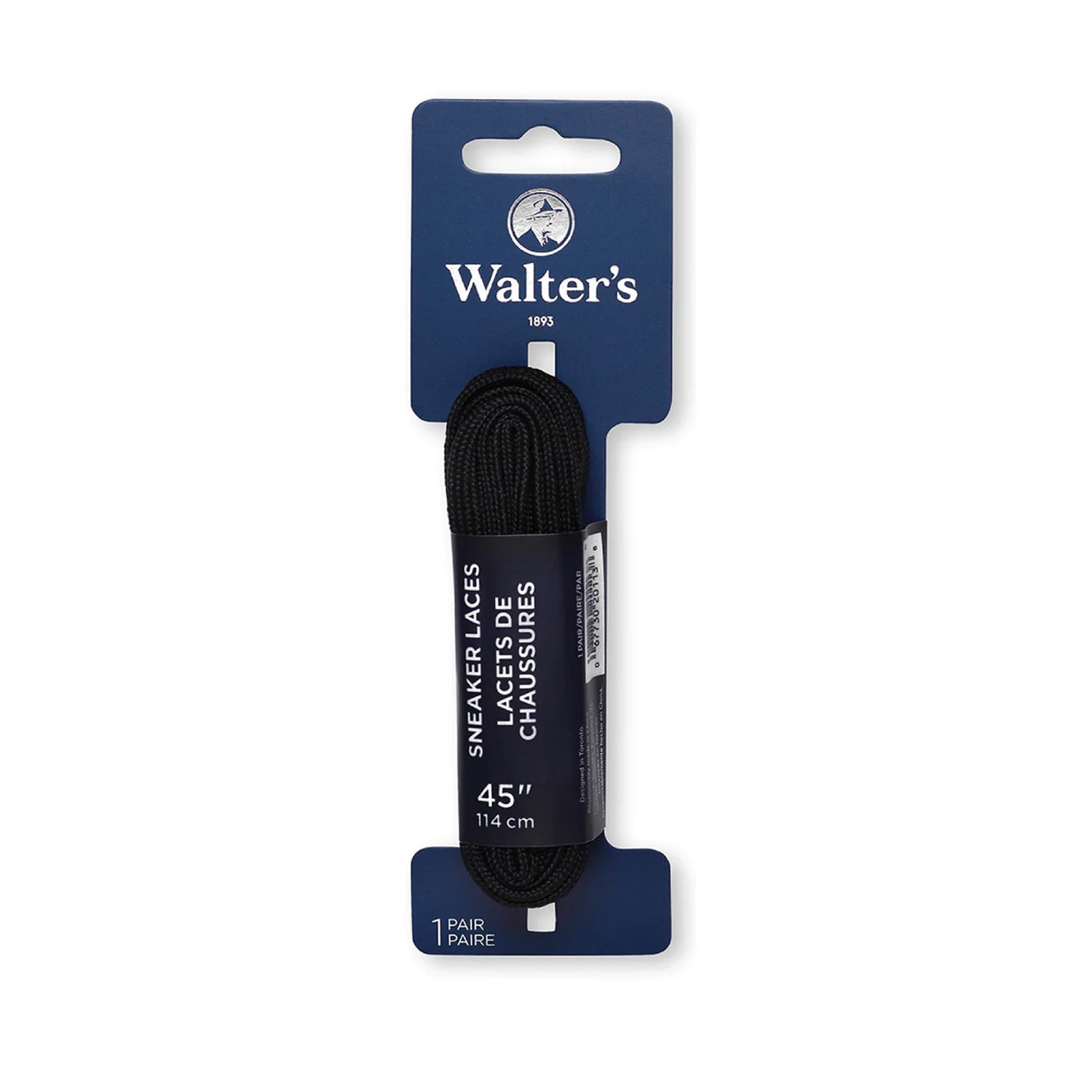 Walter's Sneaker Laces Round in Black