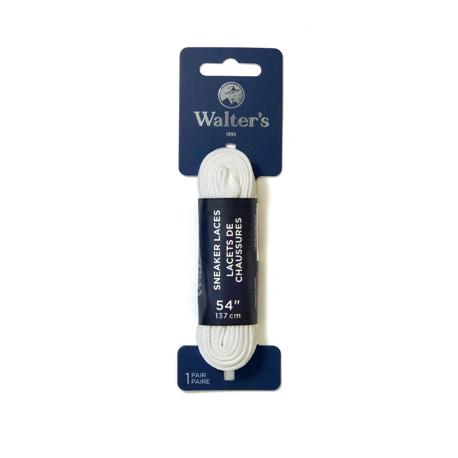 Walter's Sneaker Laces in Flat White