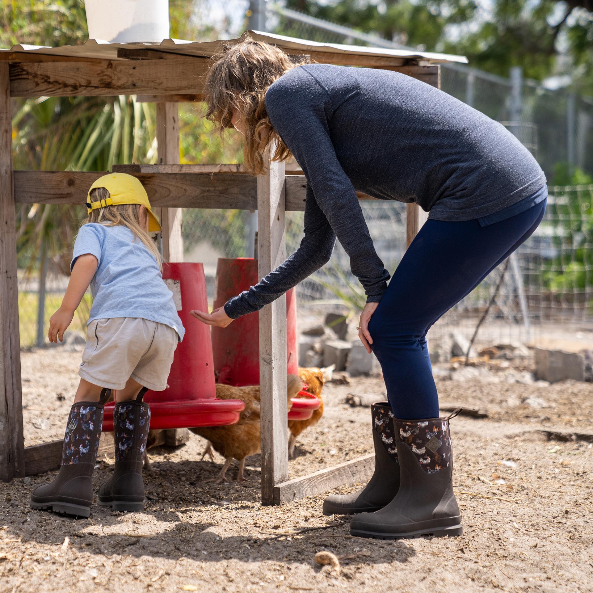 Chaussures de travail mi-mollet pour femmes Muck Footwear, marron, taille M