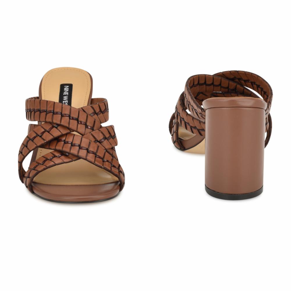 Nine West Women's Wenea3 In Brown M