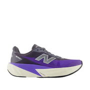 New Balance Women's FuelCell Rebel v5 in Electric Indigo/Truffle Salt/Silver Metallic