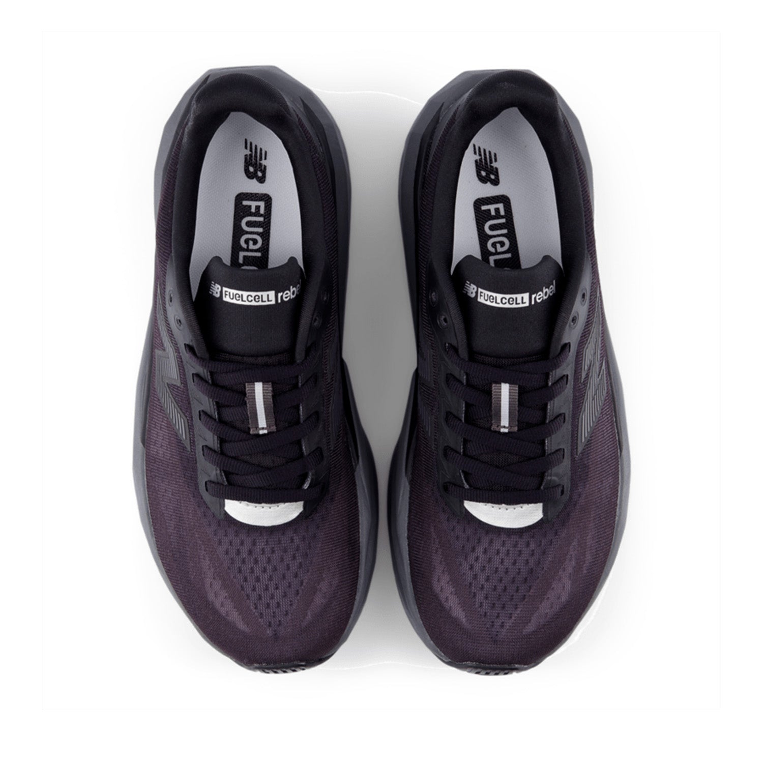 New Balance Women's FuelCell Rebel v5 in Black with Castlerock and Black Cement