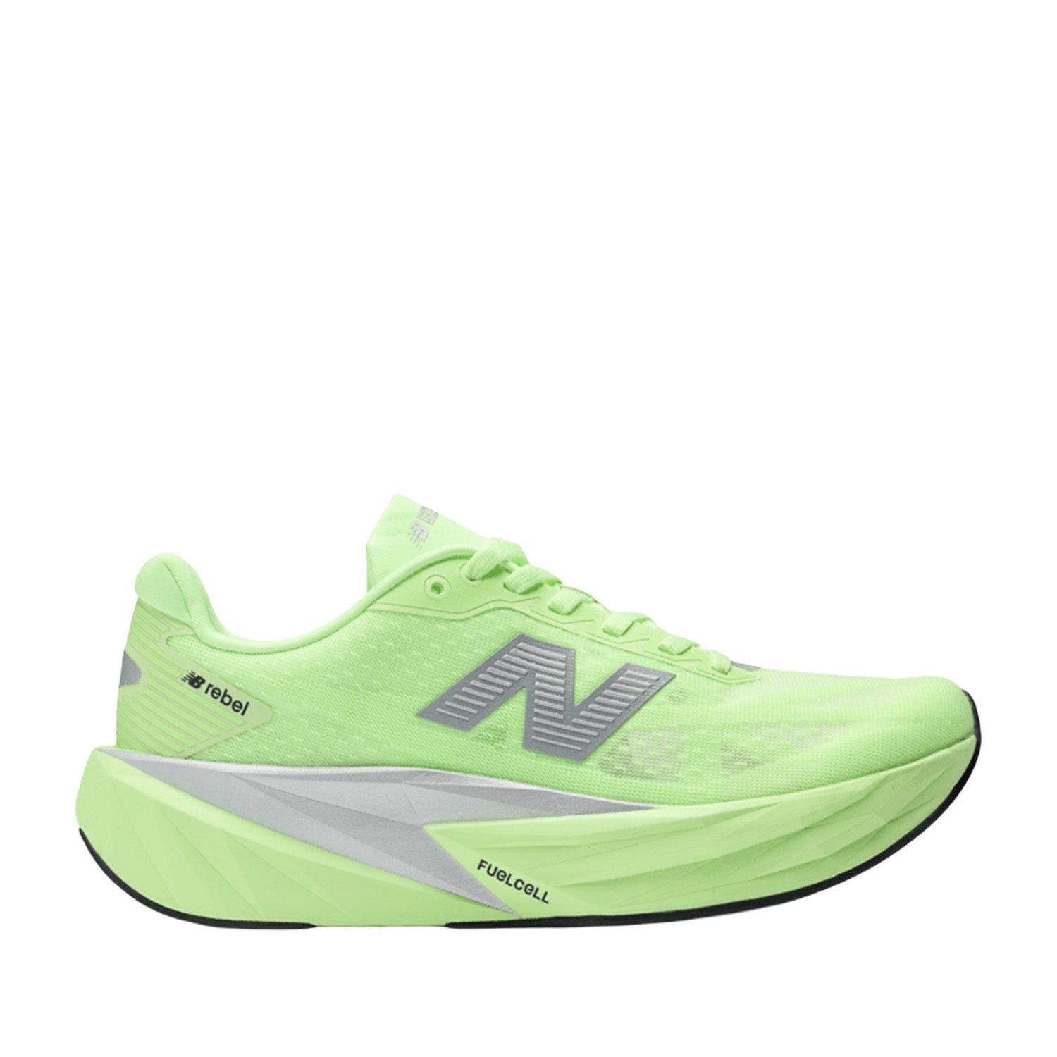Baskets New Balance FuelCell Rebel v5 pour femme, coloris vert laboratoire