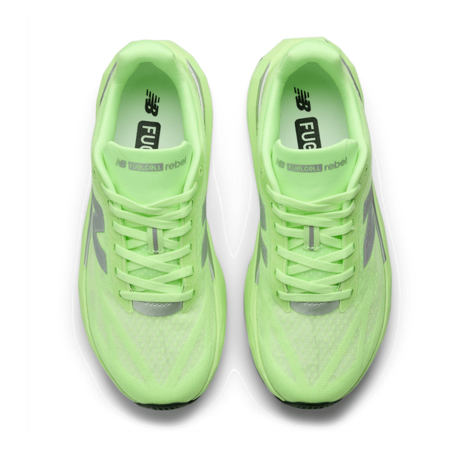 Baskets New Balance FuelCell Rebel v5 pour femme, coloris vert laboratoire