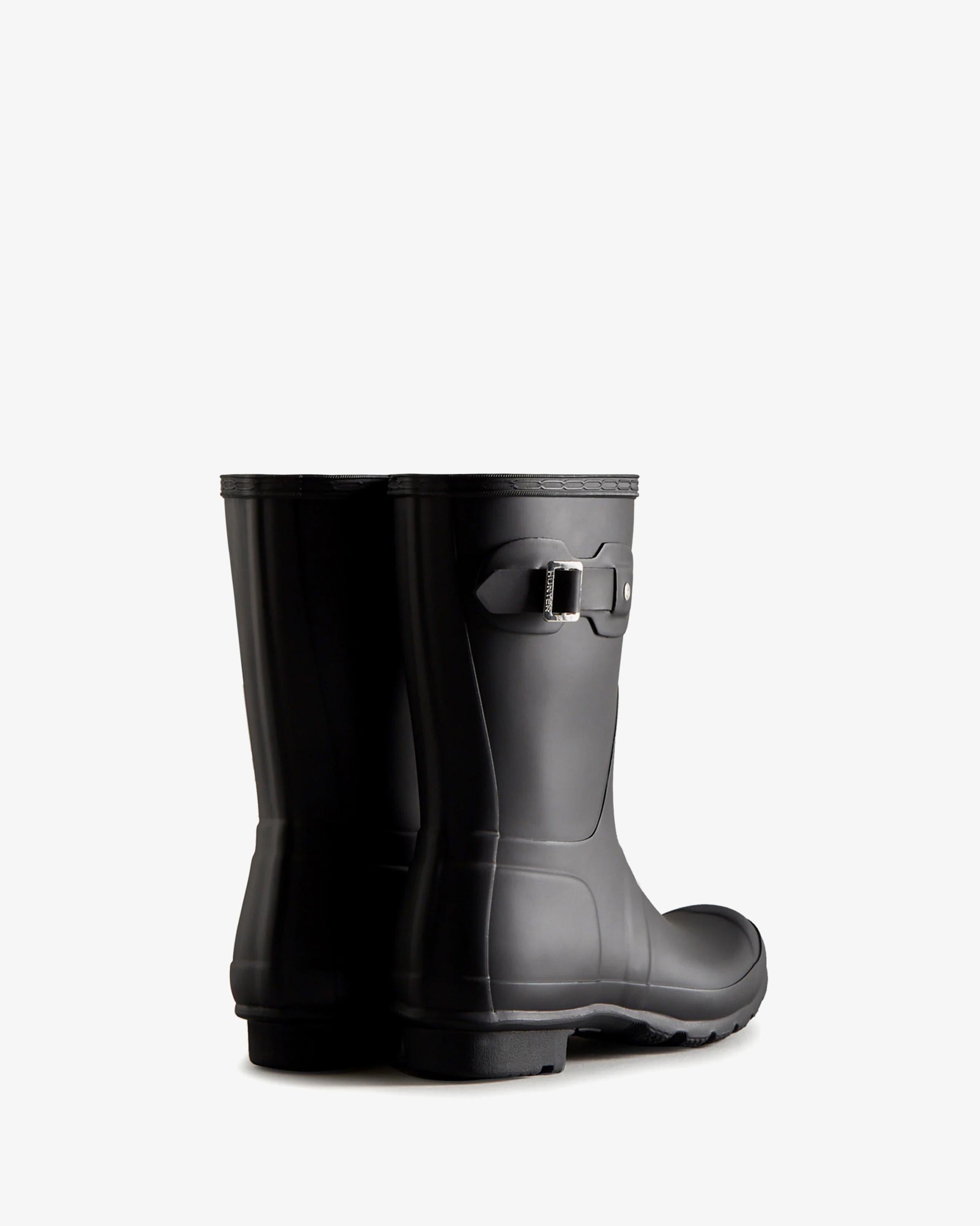 Bottes courtes Hunter Original pour femme, noires, taille M