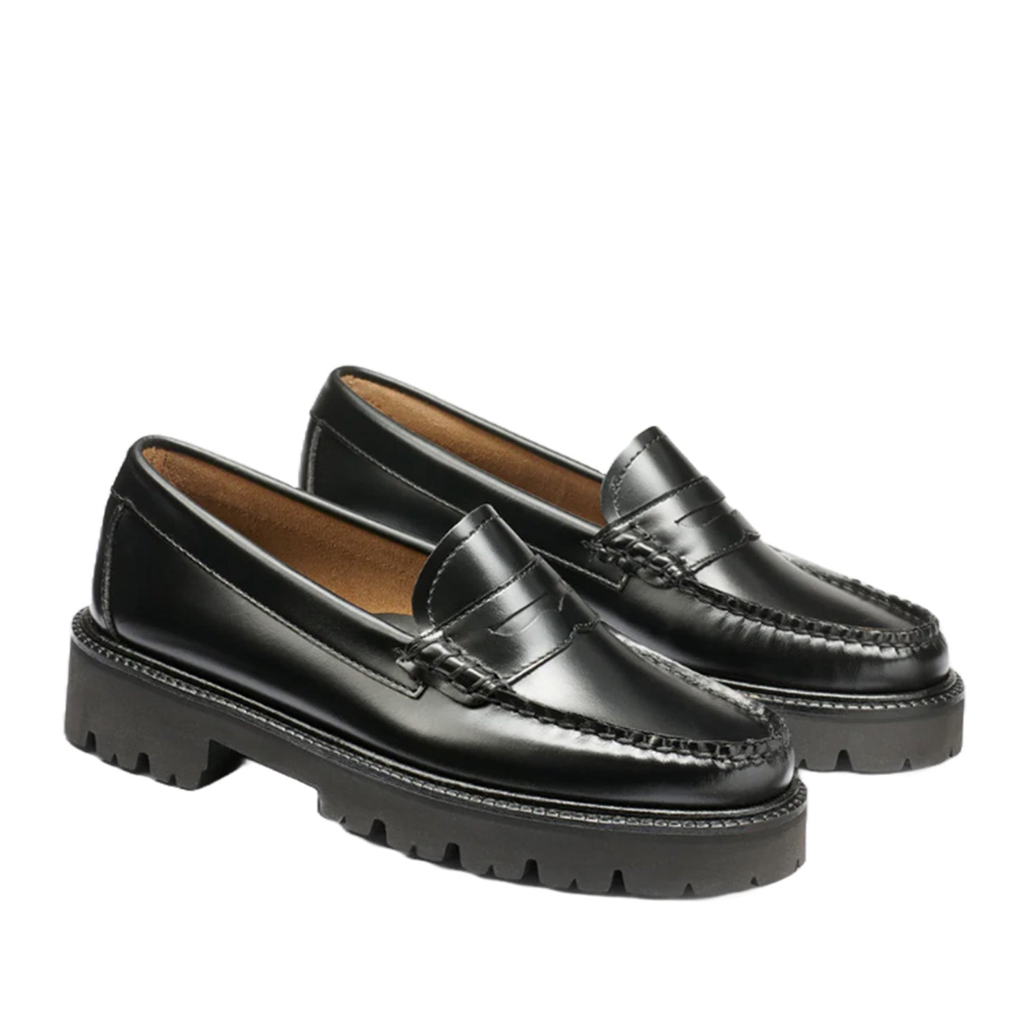 Bottes GH Bass Whitney Super Lug Weejun pour femmes, couleur noire