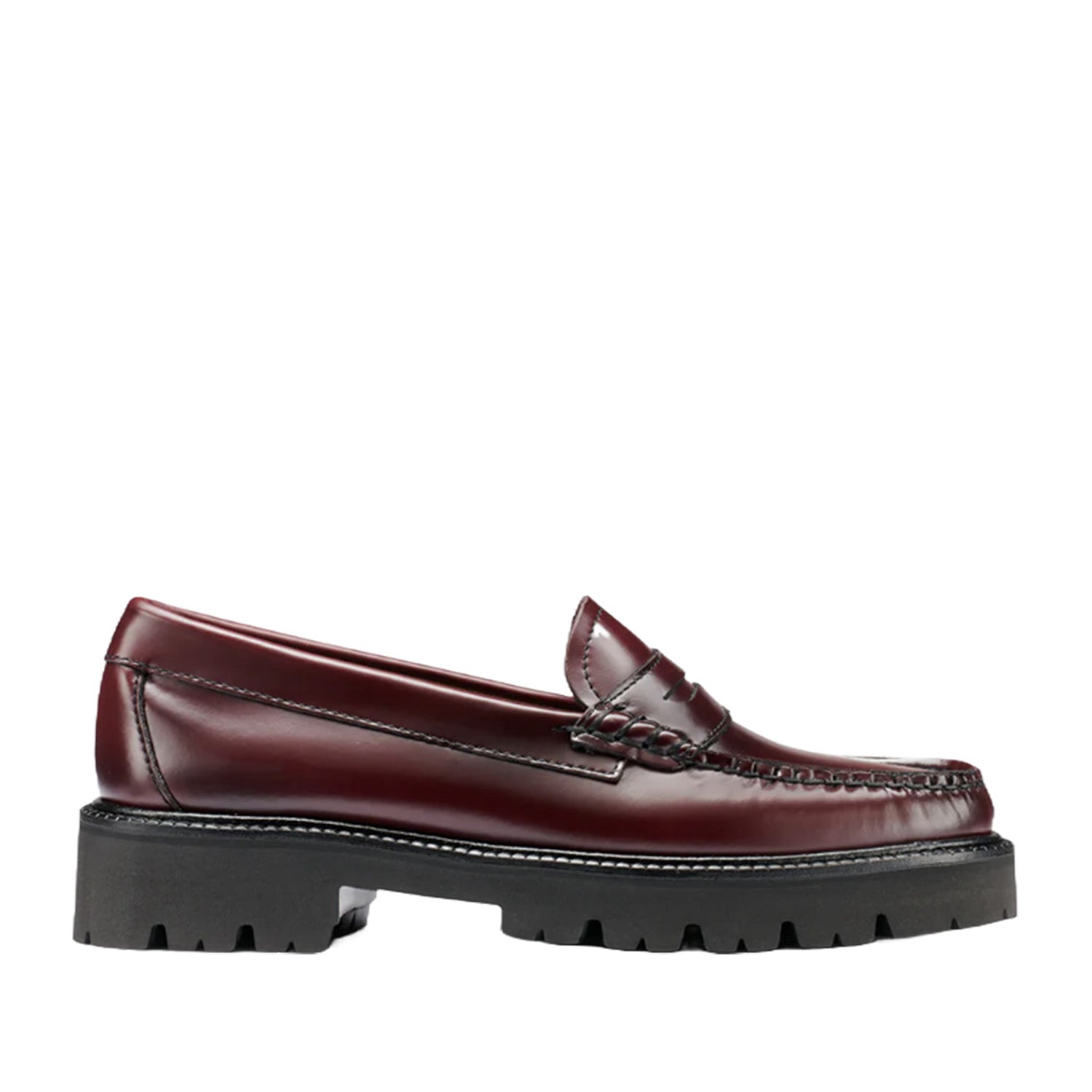 Chaussures de sport GH Bass Whitney Super Lug Weejun pour femmes, couleur vin