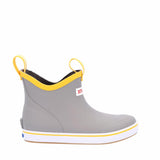 Xtratuf   Kids'  Adb Ankle Deck Boot Grey/Yellow M