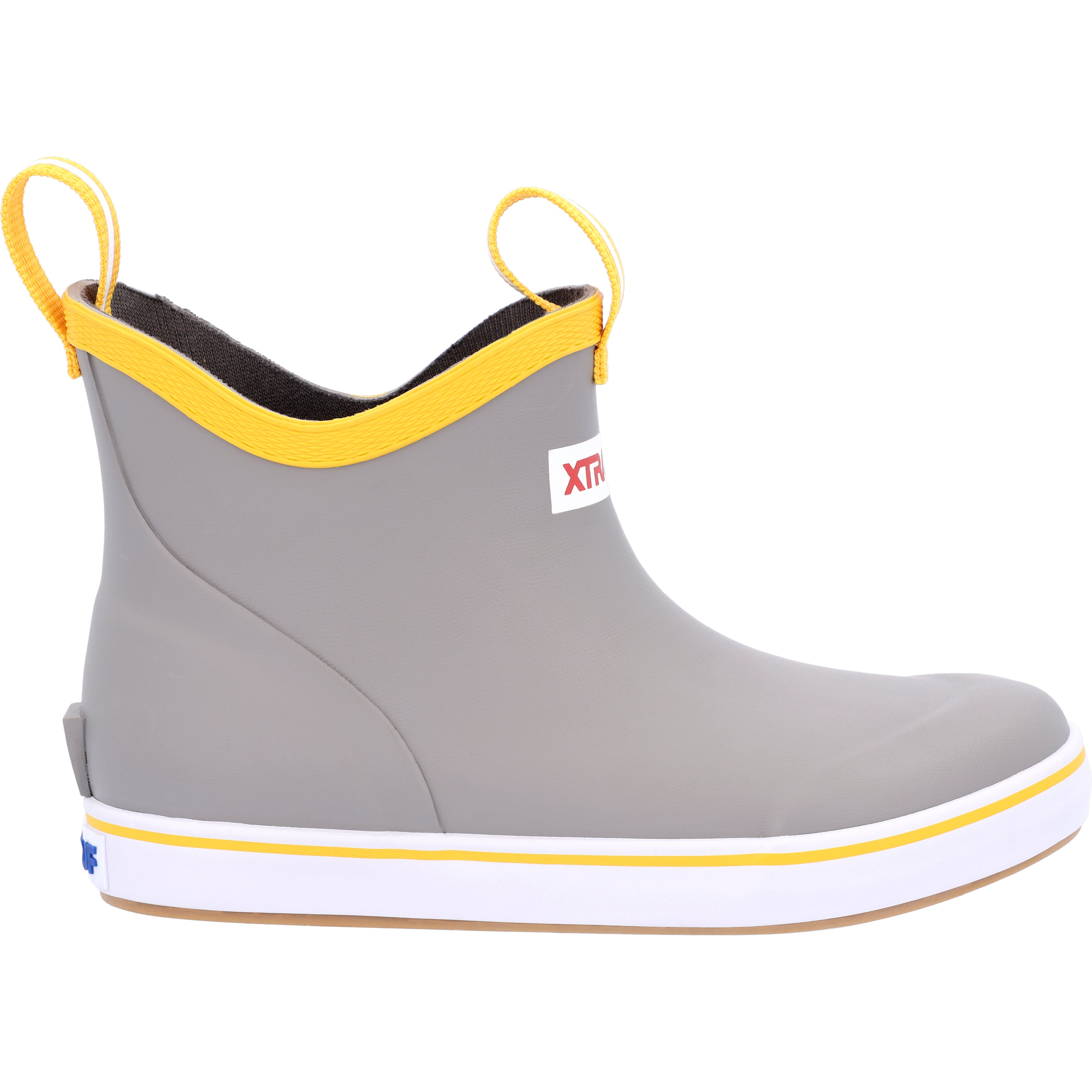 Xtratuf Kids' Kid Adb Ankle Deck Boot M Kids In Grey/Yellow