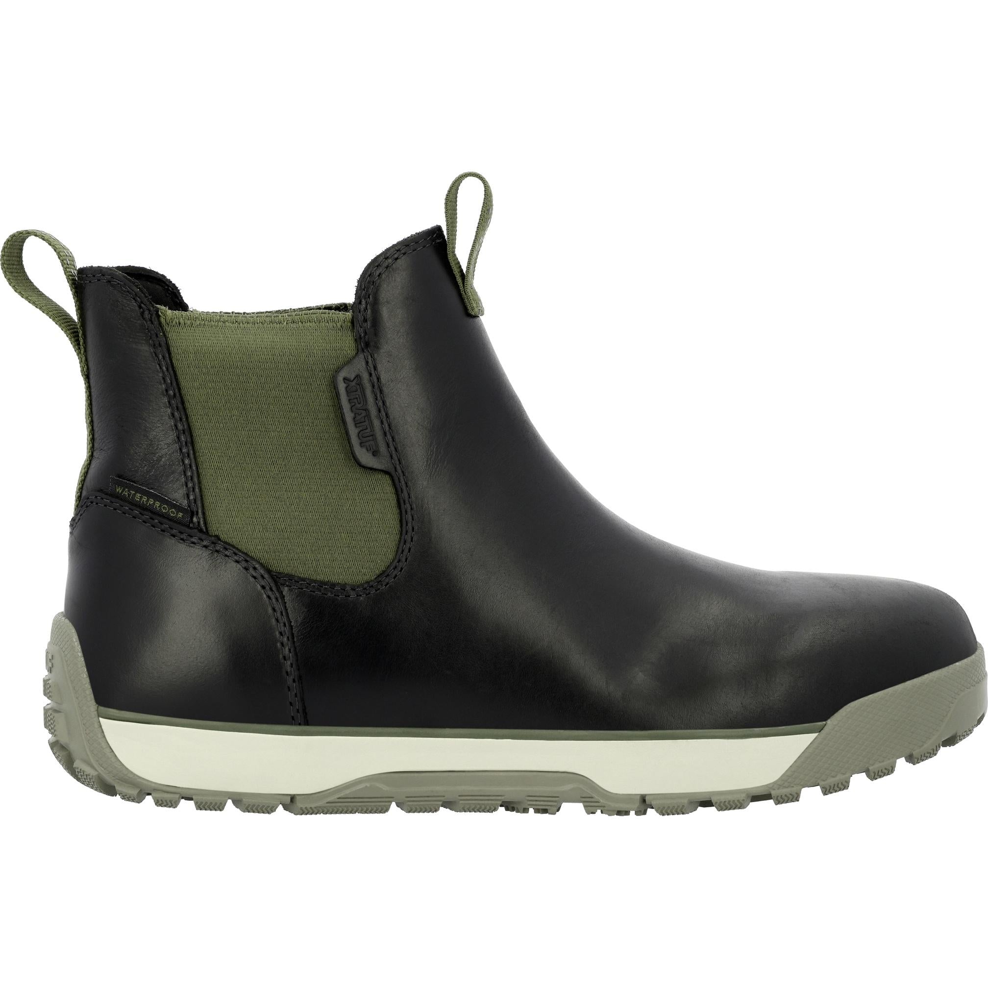 Xtratuf Men's S Adb Leather Ankle Deck Boot Leather Black M