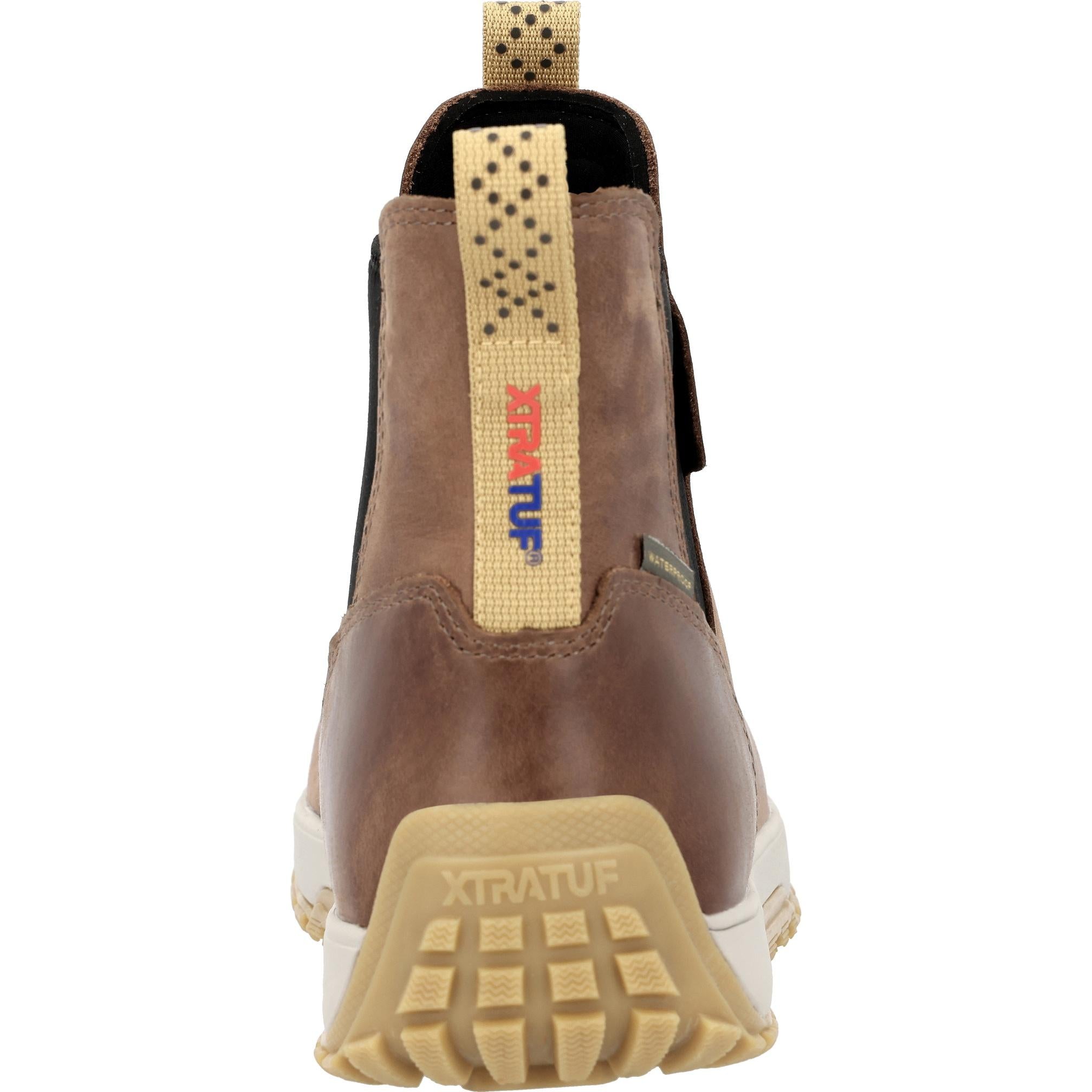 Xtratuf Men's S Adb Leather Ankle Deck Boot Leather Brown M