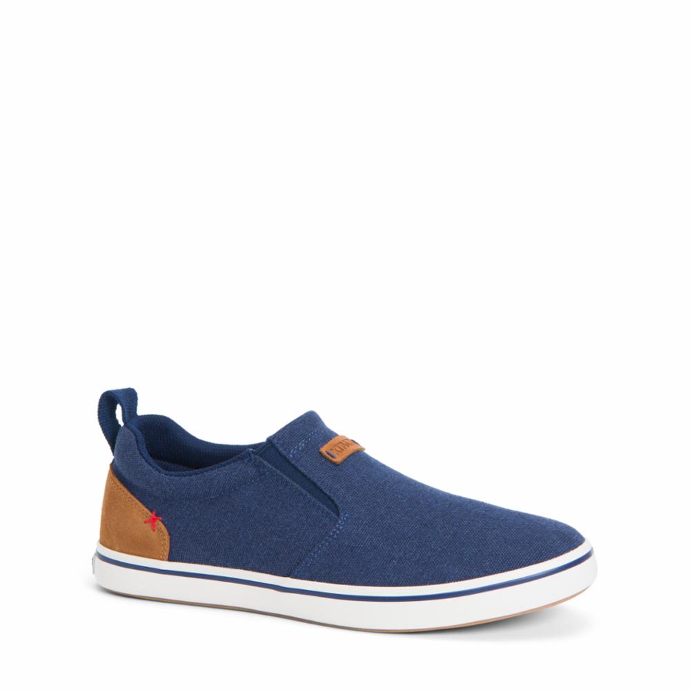Chaussures de pont Xtratuf Sharkbyte en toile pour homme, taille S, bleu Sharkbyte, taille M