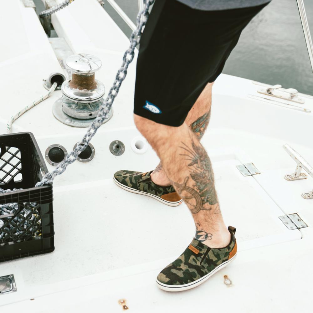 Chaussures de pont Xtratuf Sharkbyte en toile pour homme, taille S, couleur multi-tailles M