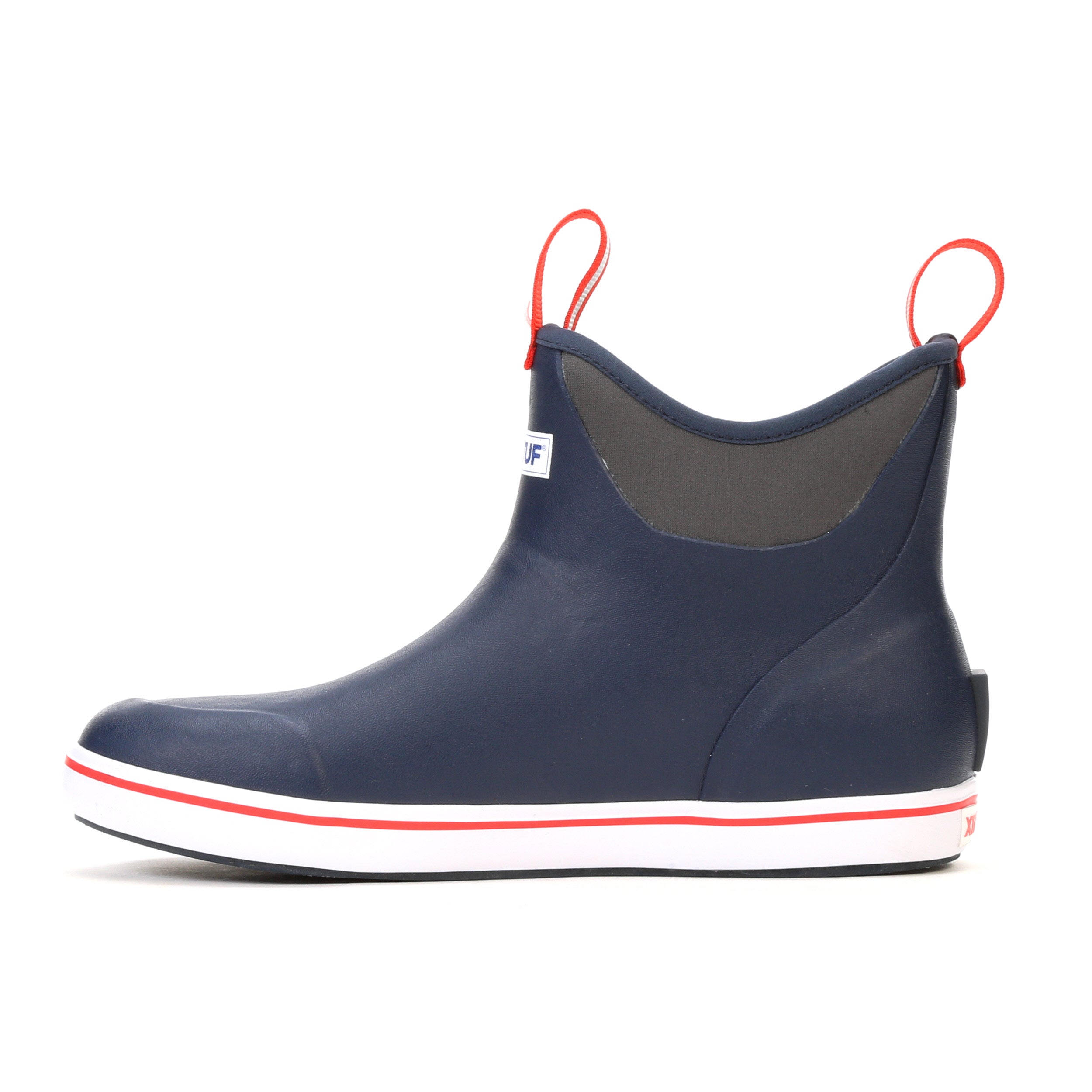 Xtratuf Men's  6" Ankle Deck Boot Ankle Deck Boot Men In Navy/Red M