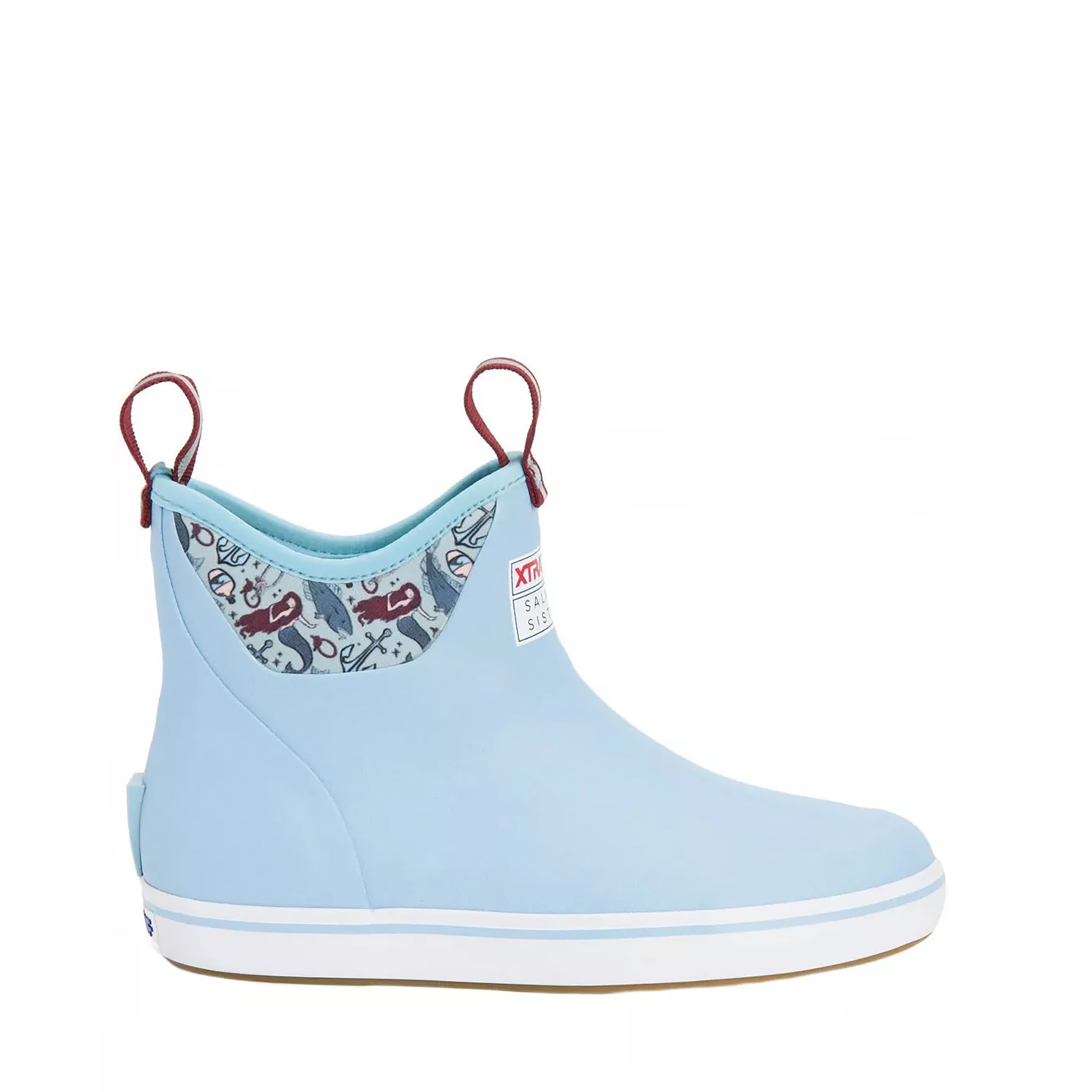 Xtratuf Women's  Salmon Sisters 6" Ankle Deck Boot Ankle Deck Boot M Women In Lightblue