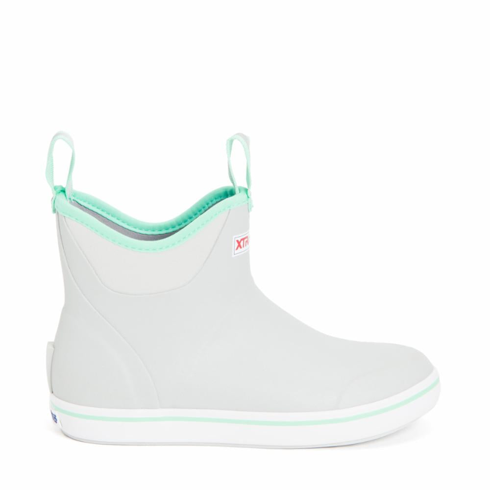 Xtratuf Women's S 6 Ankle Deck Boot Ankle Deck Boot Grey M