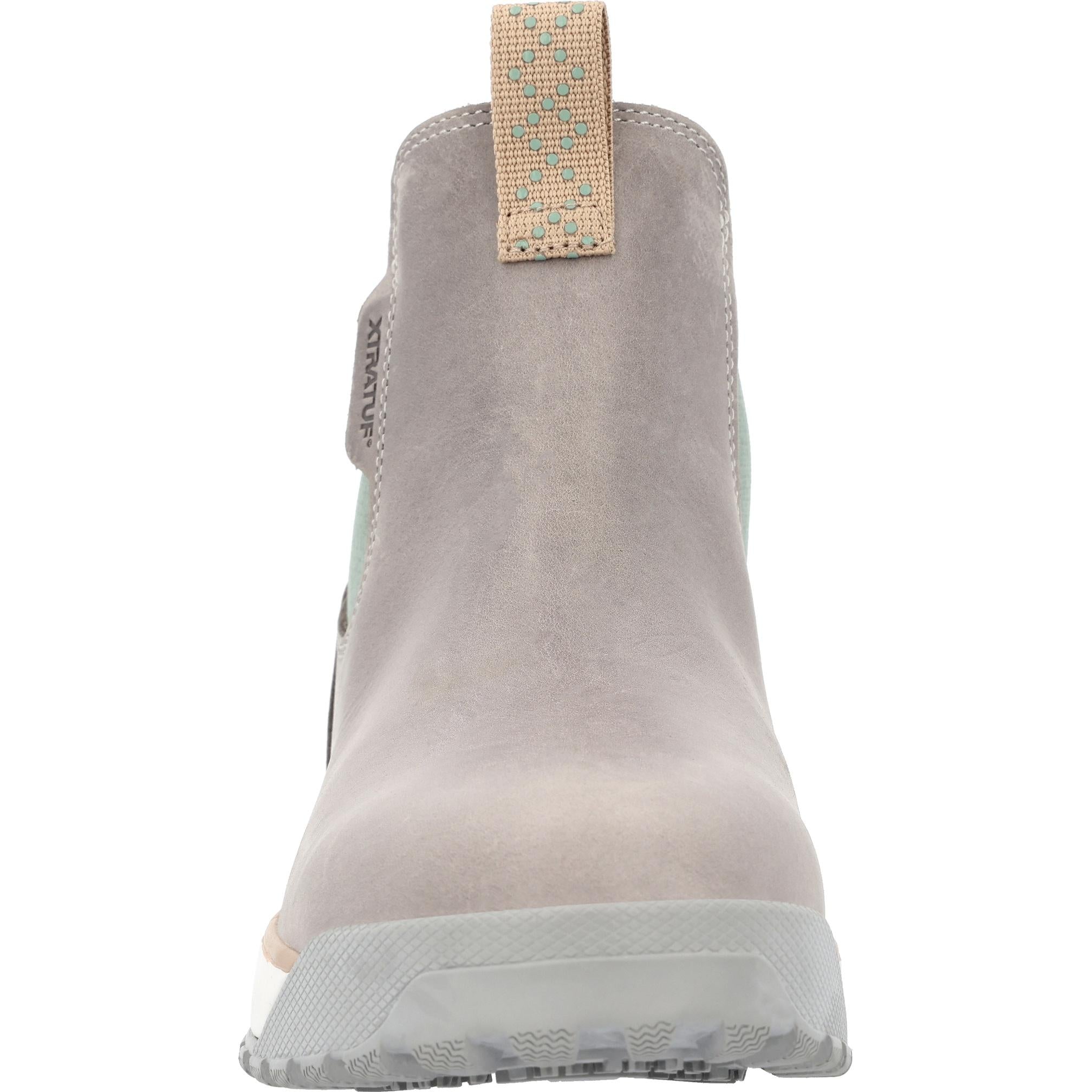 Bottines Xtratuf pour femme, en cuir gris, taille S.