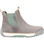 Xtratuf Women's  Adb Leather M Ankle Deck Boot Leather Women In Grey/Iceberg
