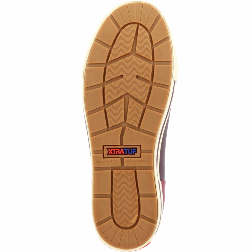 Xtratuf Women's S Ankle Deck Boot 6 In Camp Ankle Deck Boot Bordeaux M