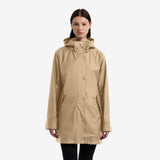 Hunter  Women's Acacia Rubberized Rain Jacket Brown Reg