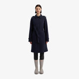 Hunter  Women's Stella Novelty Gab Trench Blue Reg