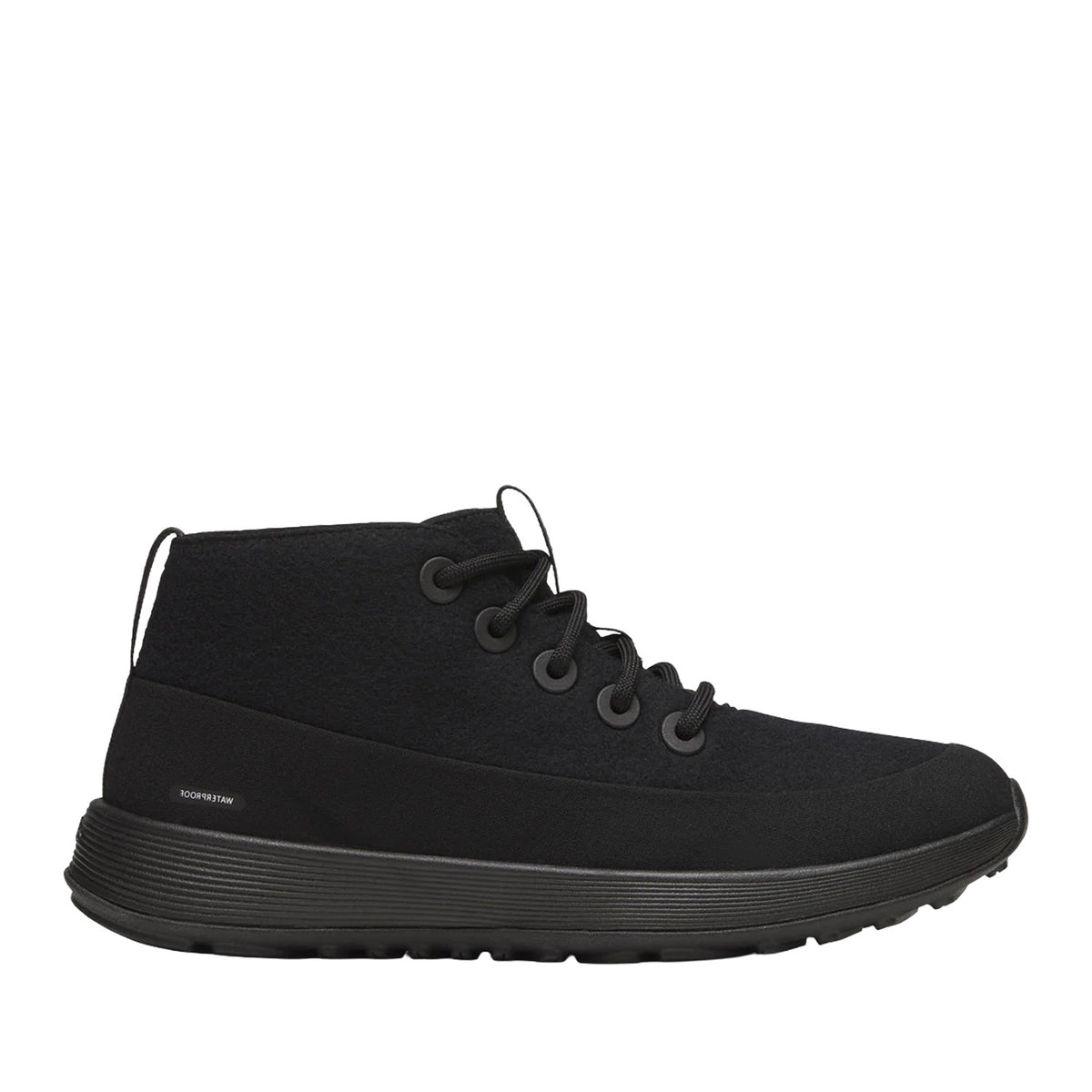 Allbirds Men's Wool Runner Nz Mid Waterproof In Black Black