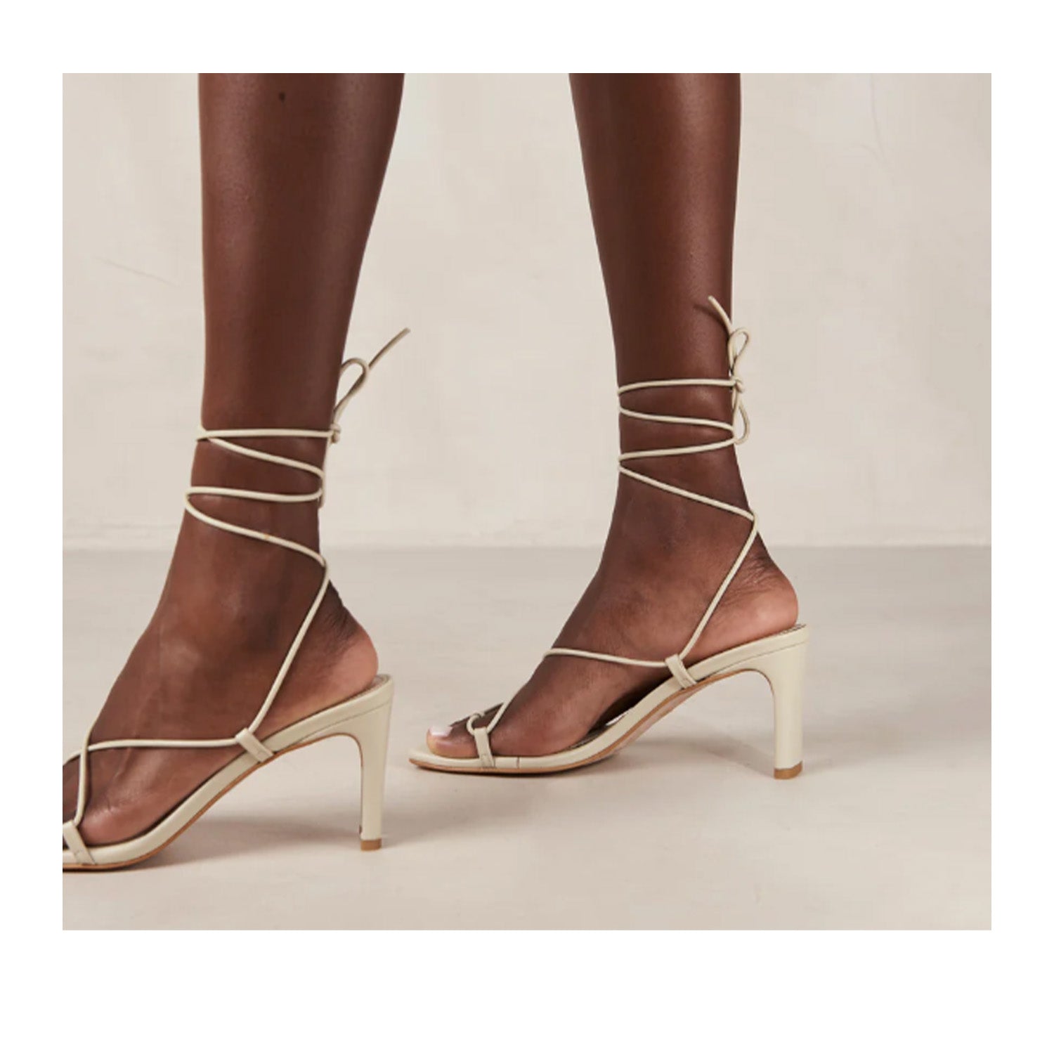 Alohas Bellini pour femme, couleur ivoire