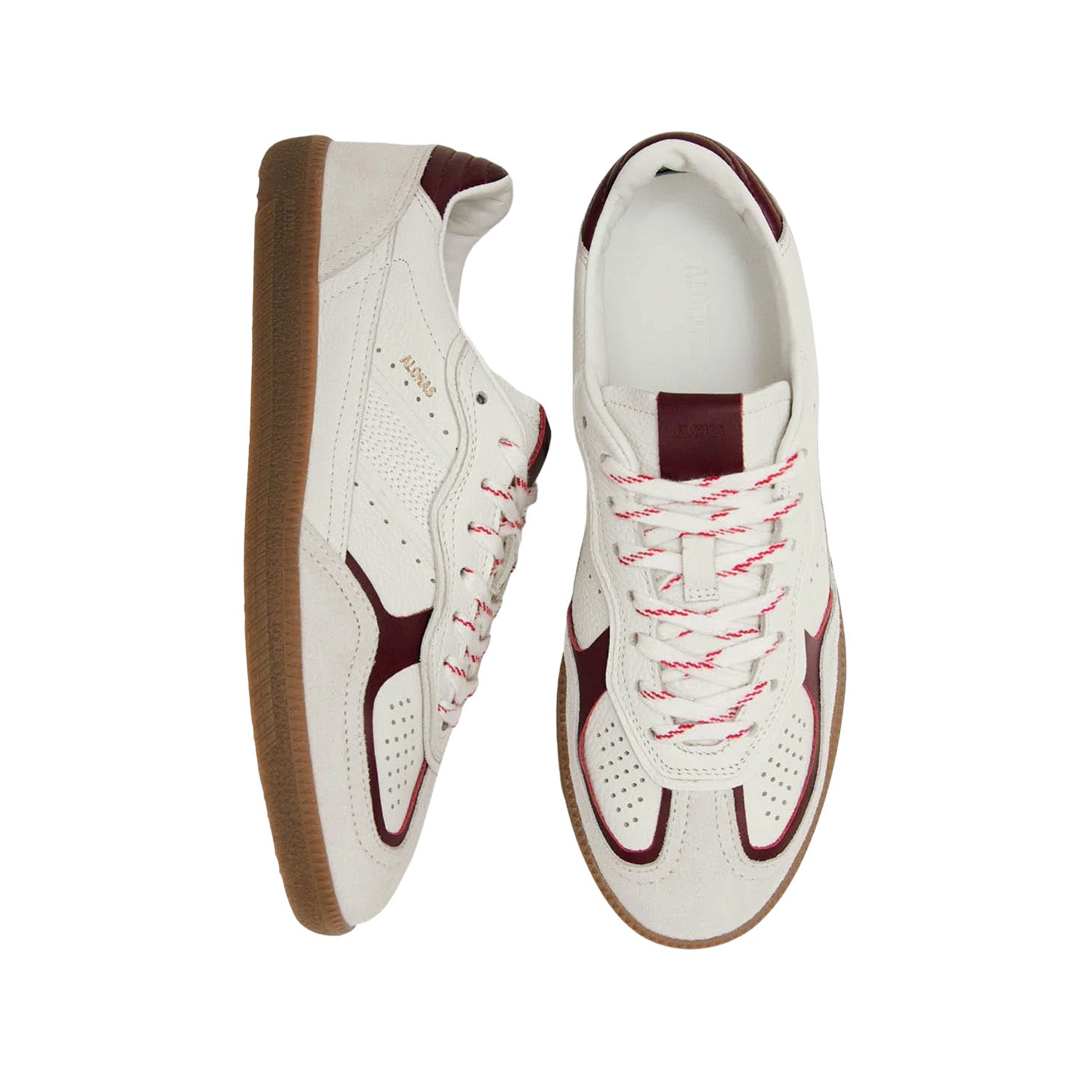 Alohas Unisex TB. 490 Rife Grain in White Burgundy