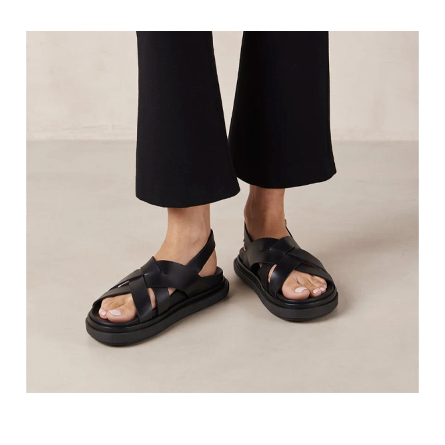 Trunca Alohas pour femme, couleur noire