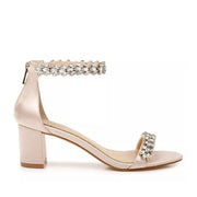 Lunettes de soleil Bronwen pour femme de Badgley Mischka, couleur champagne