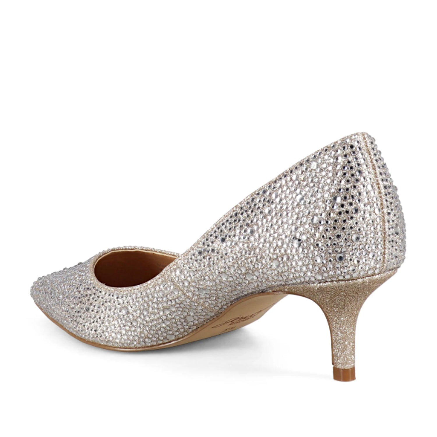 Chaussures Frenchie pour femmes Jewel Badgley Mischka en or