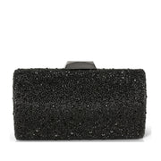 Miniaudière Jewel Badgley Mischka pour femme, en cristal mélangé noir