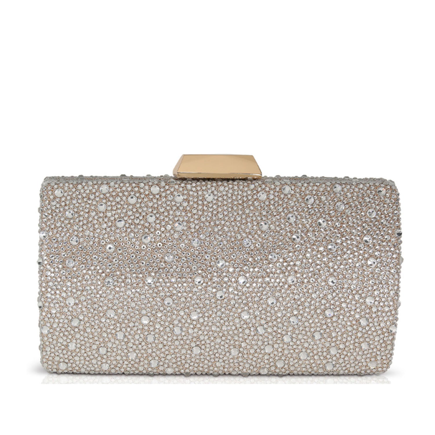 Badgley Mischka Women's Mix Crystal Miniaudiere in Gold