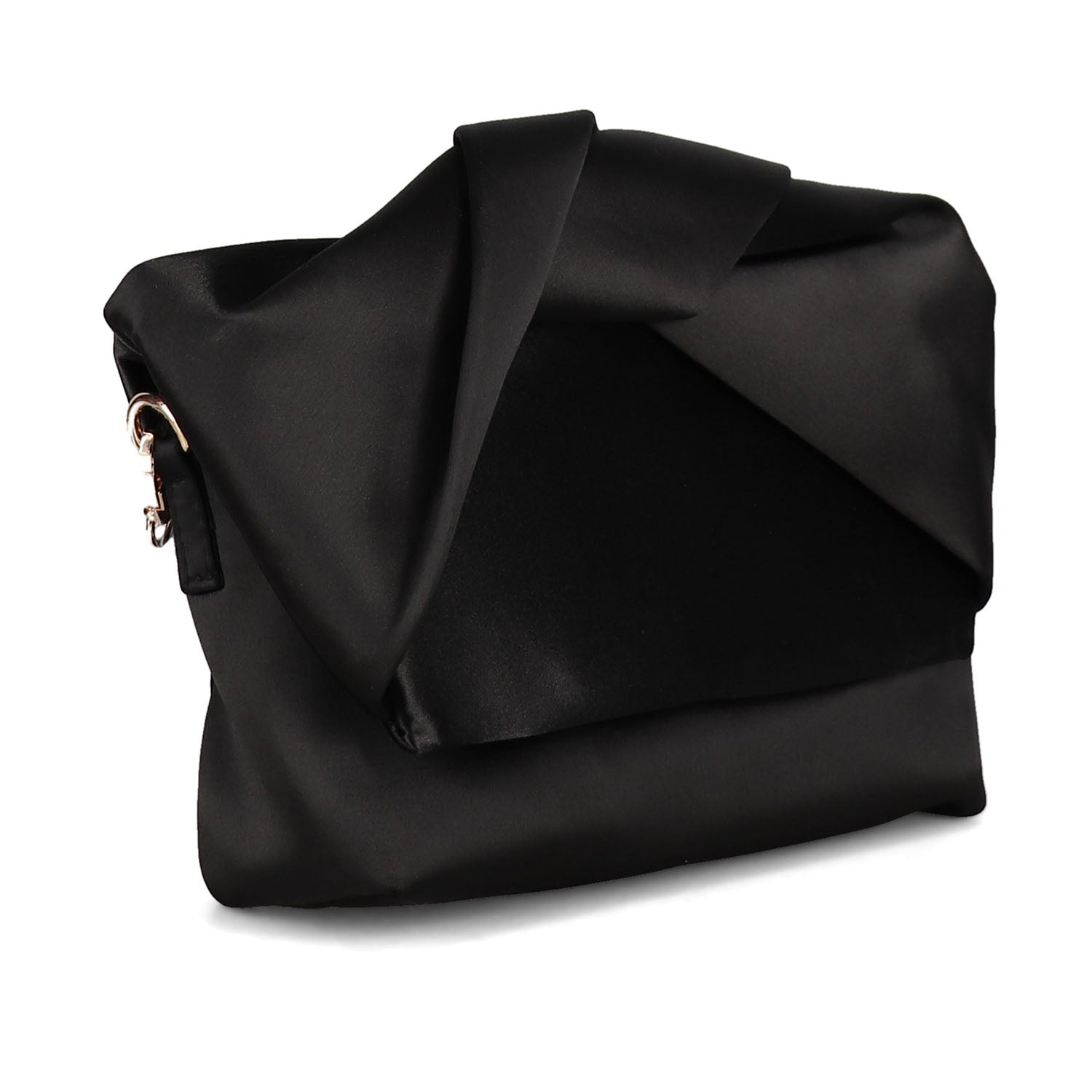 Jewel Badgley Mischka Women's Twist Handle Clutch in Black