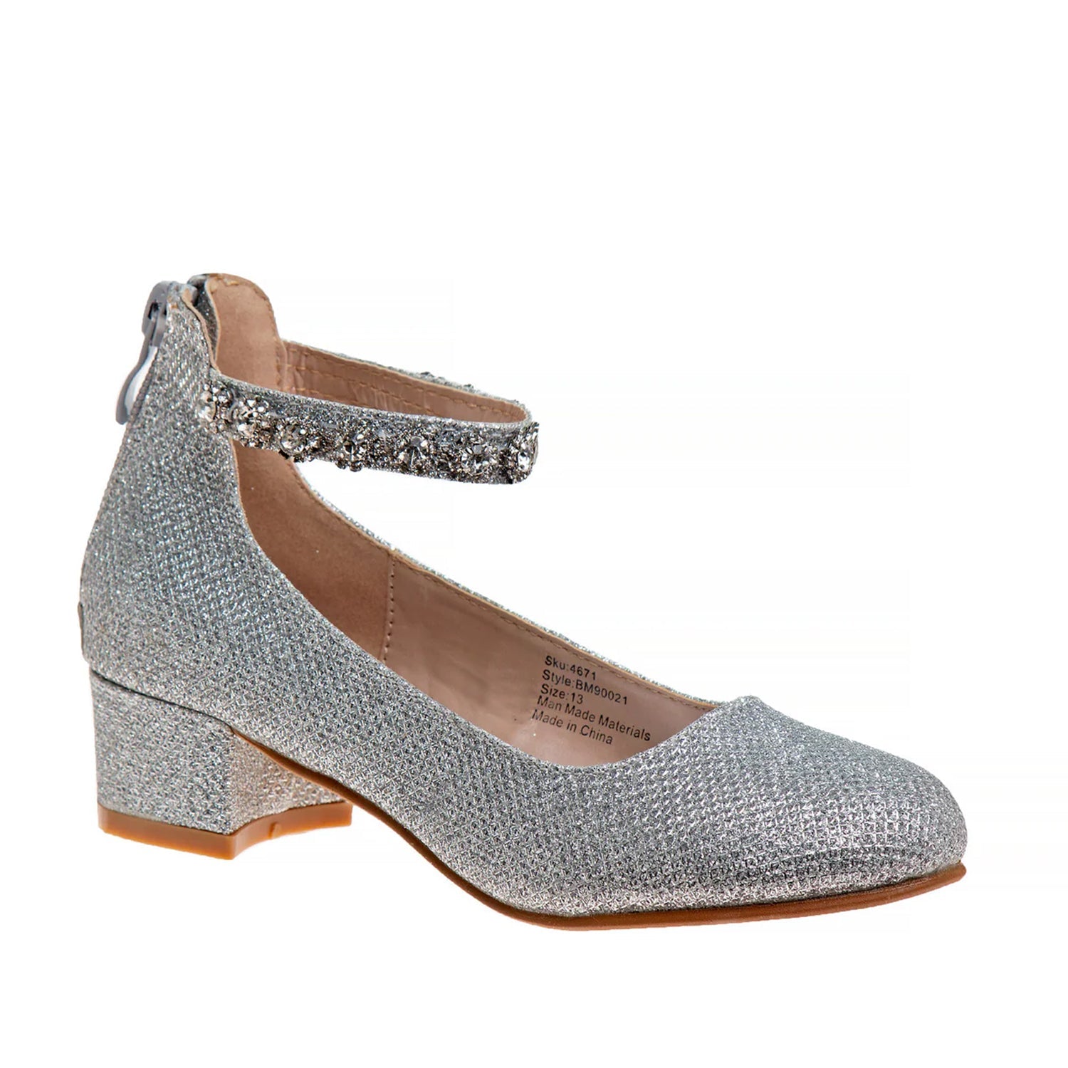Badgley Mischka Kids' Ally in Silver