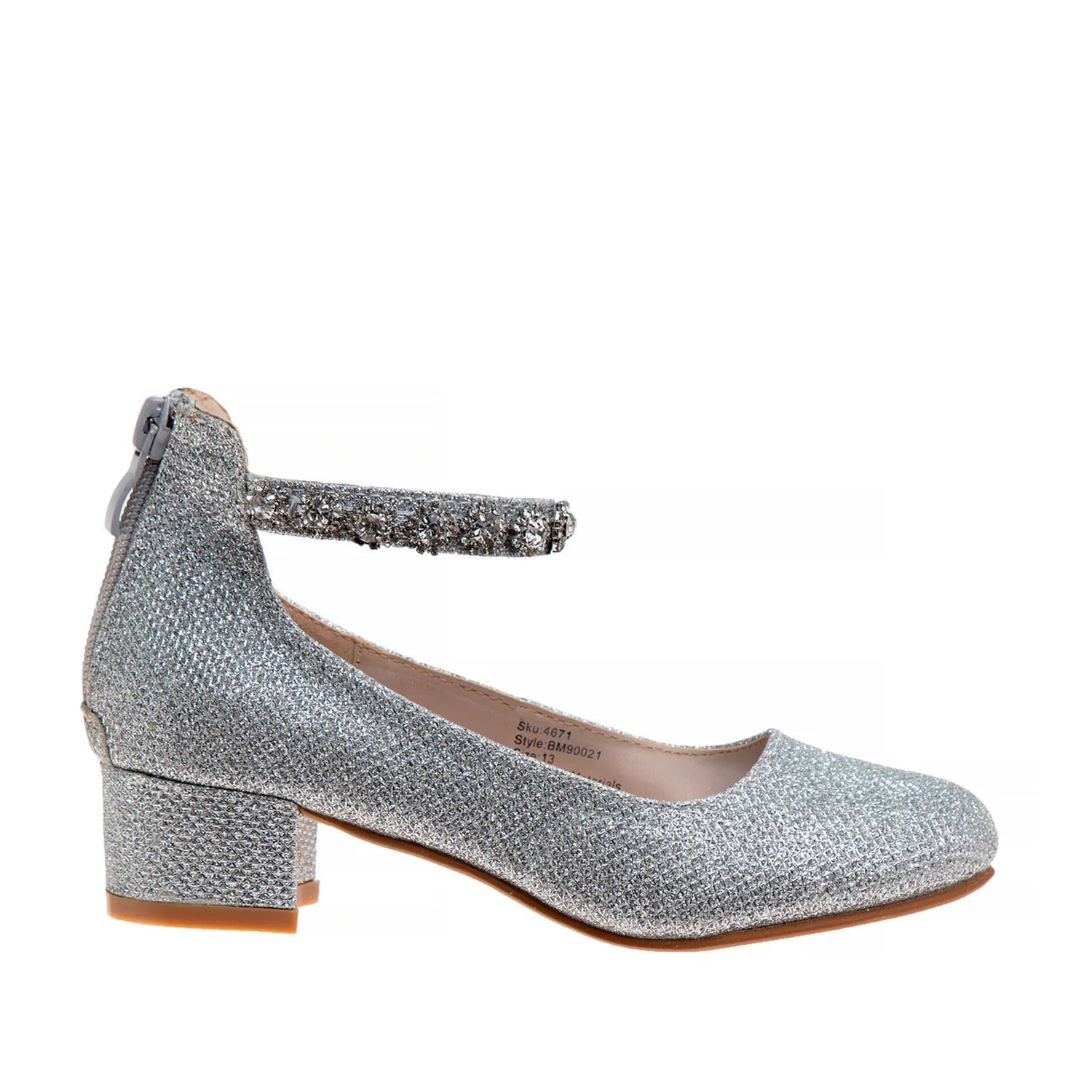 Badgley Mischka Kids' Ally in Silver
