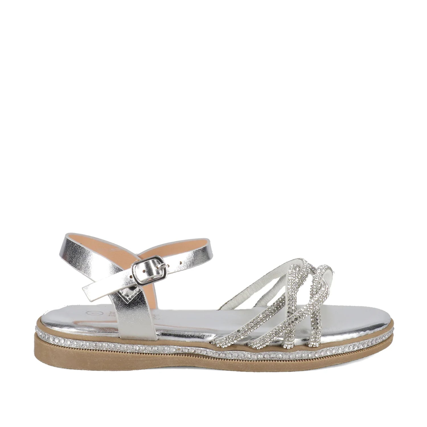 Badgley Mischka Kids' April in Silver