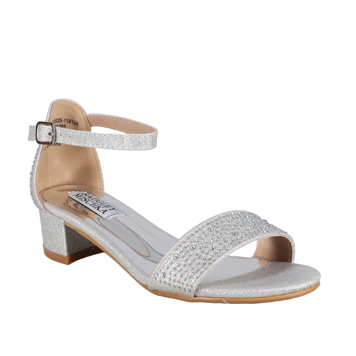Badgley Mischka Kids' Adrianna in Silver