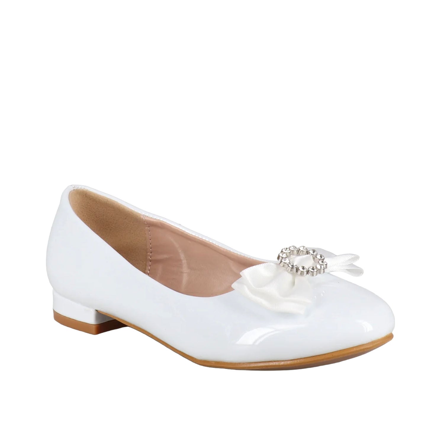 Amelia de Badgley Mischka Kids en blanc