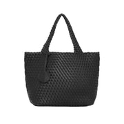 Ilse Jacobsen Tote Bag in Black/Gunmetal
