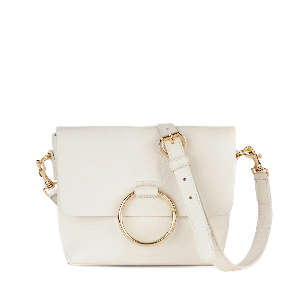 Brave Leather Mini Virtue Bag In Marble