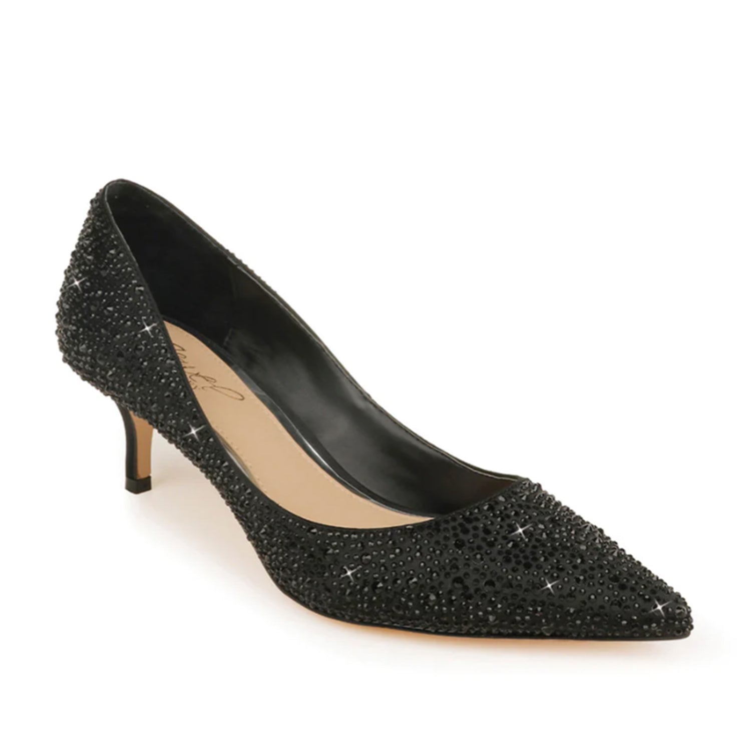 Chaussures Frenchie pour femmes Jewel Badgley Mischka, couleur noire