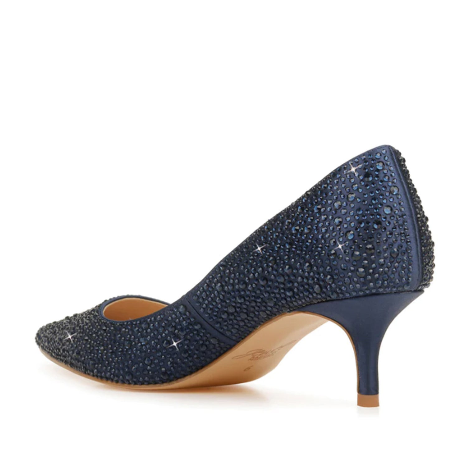 Chaussures Frenchie pour femmes Jewel Badgley Mischka, couleur marine