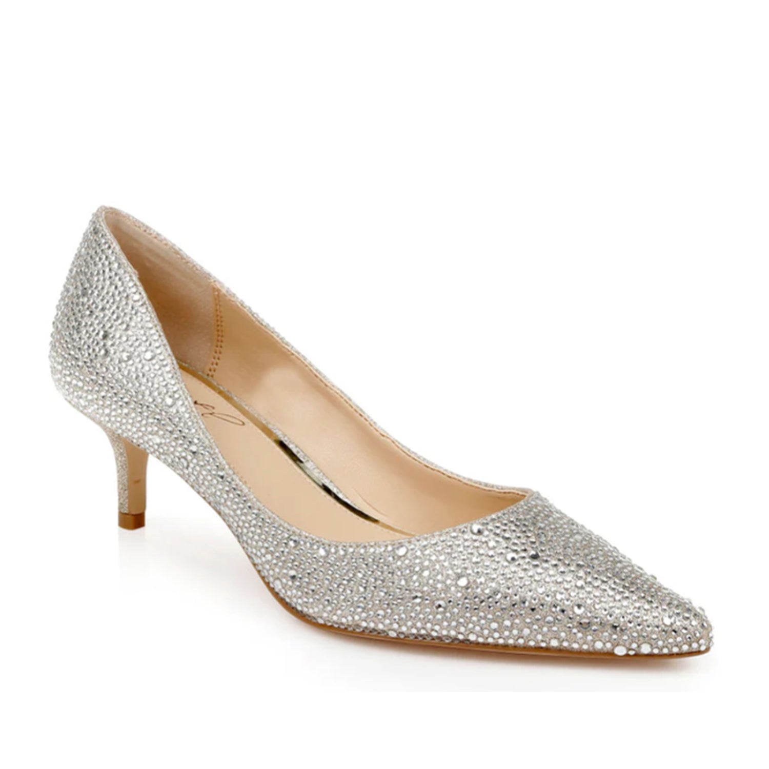 Jewel Badgley Mischka Women's Frenchie in Silver