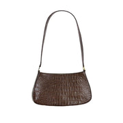 Brave Leather Stefani in Acorn Croc