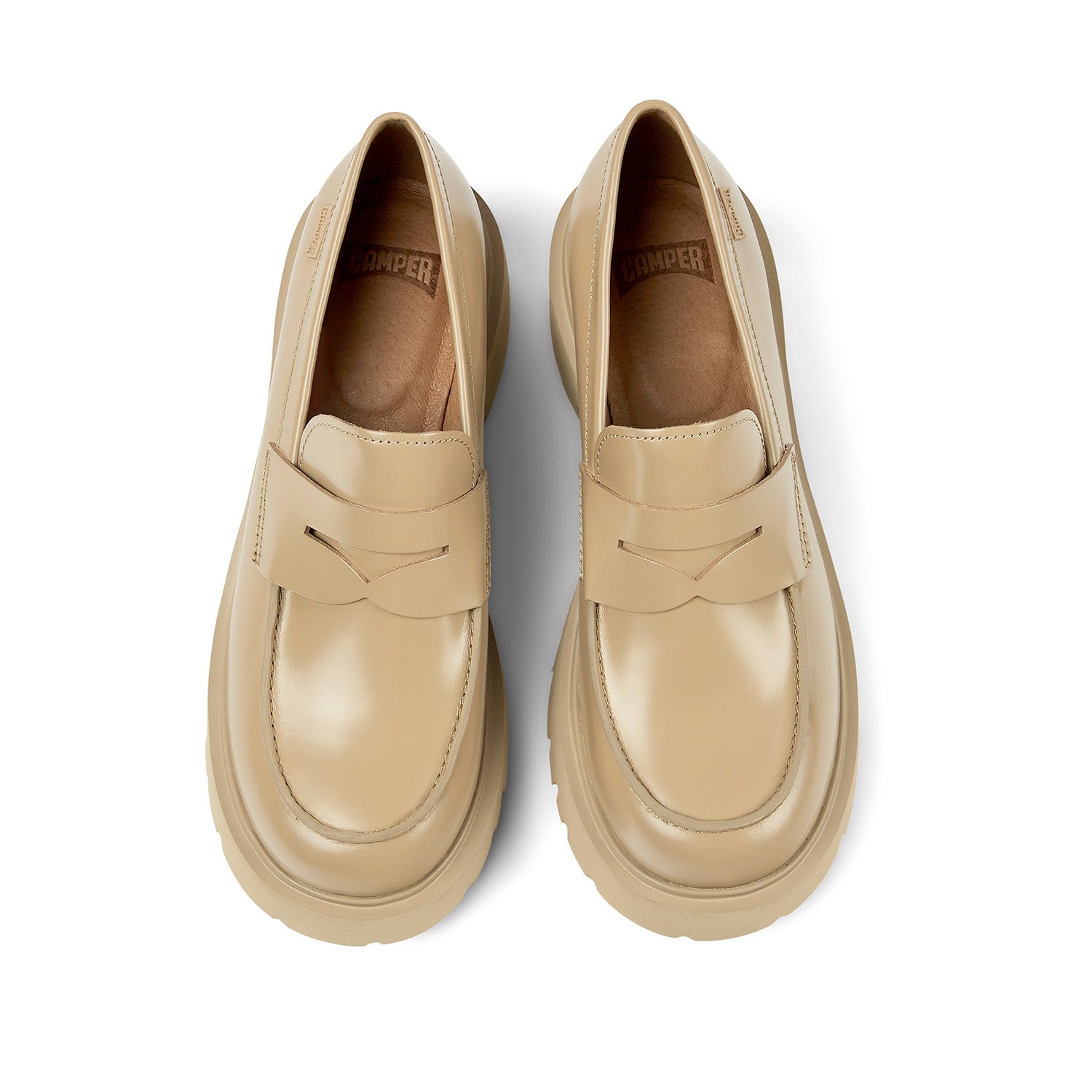 Bottes Camper Milah pour femmes, couleur beige moyen